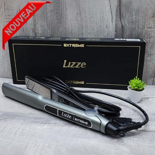 Lisseur cheveux professionnel 450 F avec plaques en titane Lizze Extreme